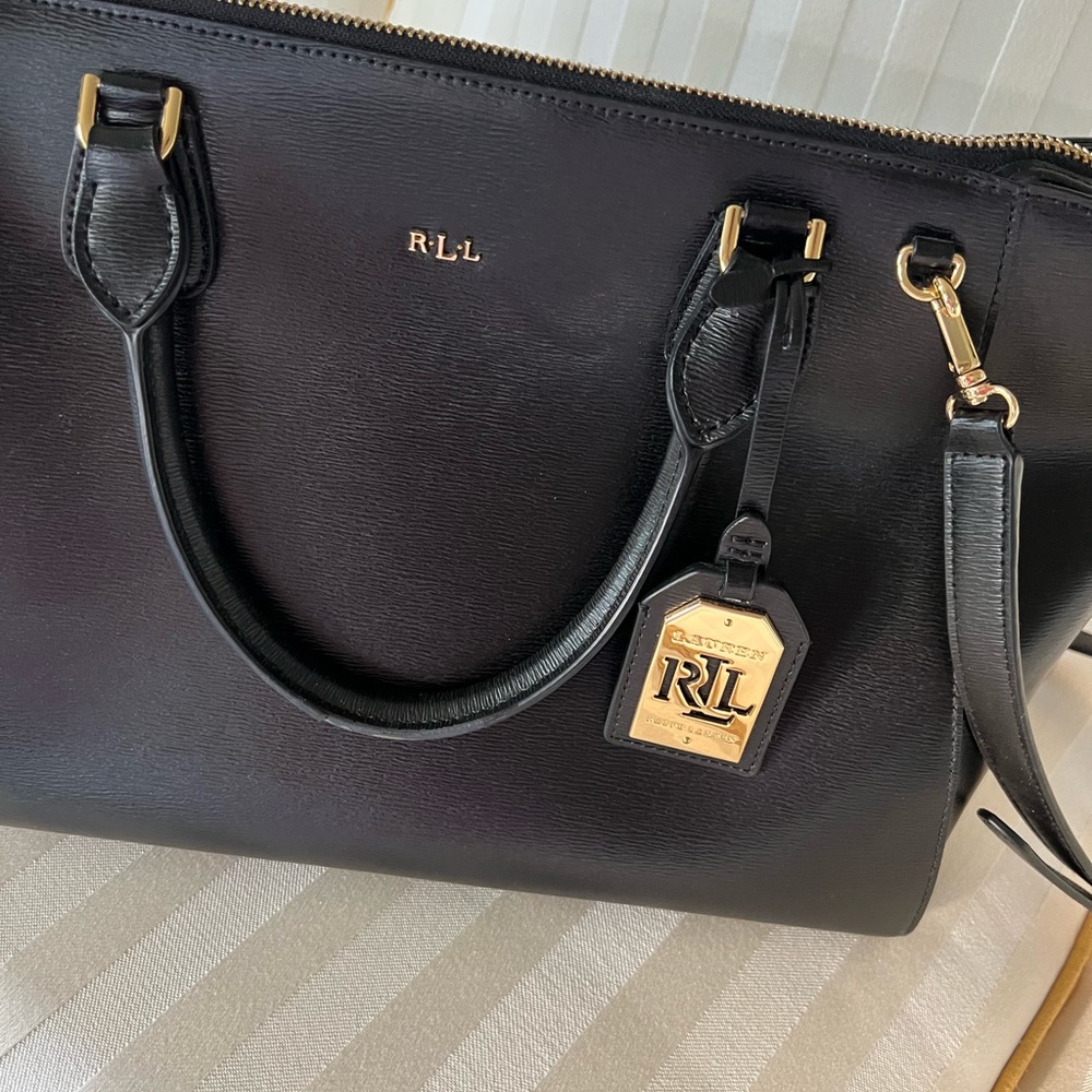 Ralph Lauren leather purse. Used once.